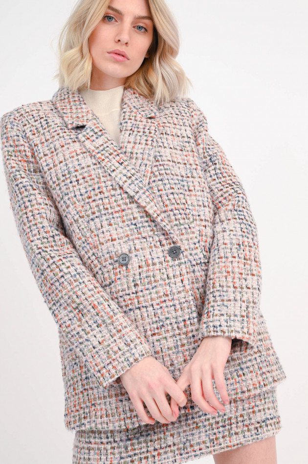 Anine Bing Tweed-Blazer DIANA in Rosa