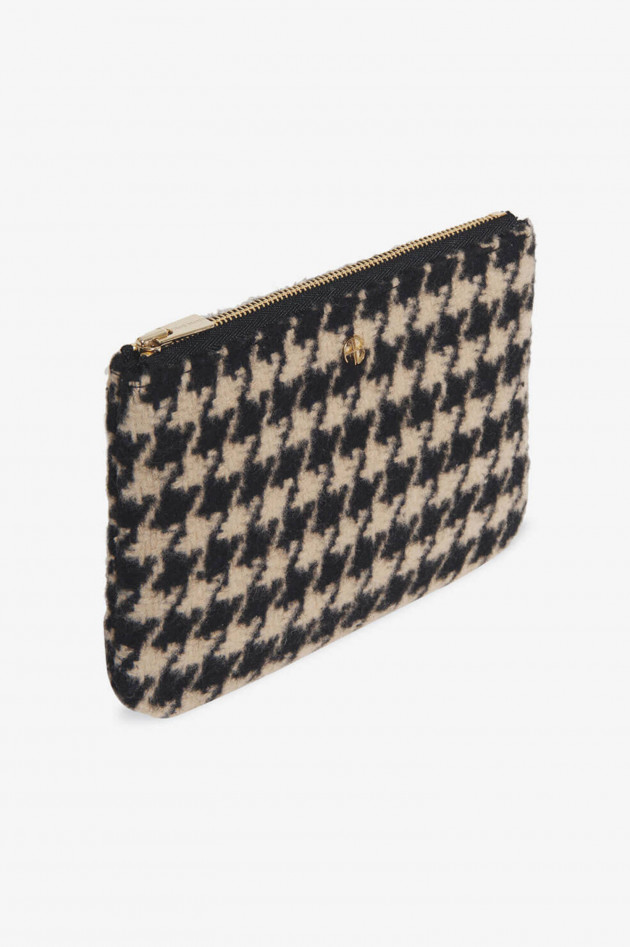 ANINE BING Pochette SKYE in Schwarz/Creme