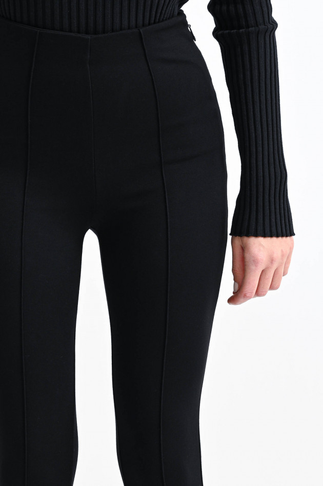 ANINE BING Twill-Legging WEST in Schwarz