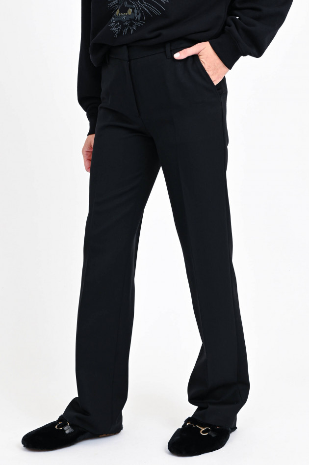 Anine Bing Classic Pant aus Wolle in Schwarz