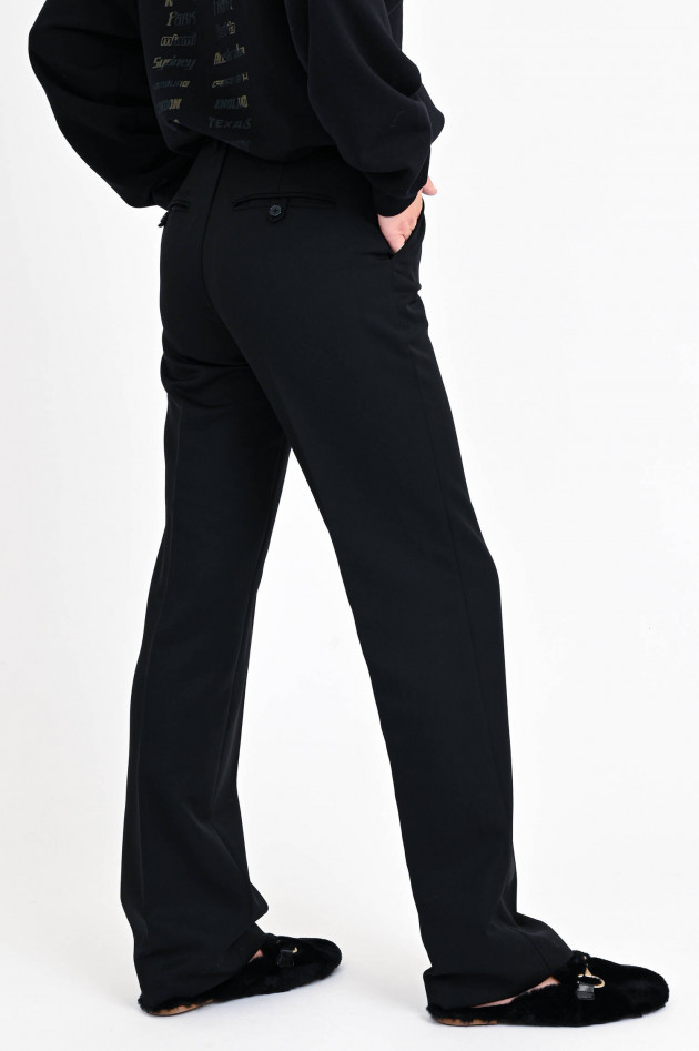 Anine Bing Classic Pant aus Wolle in Schwarz