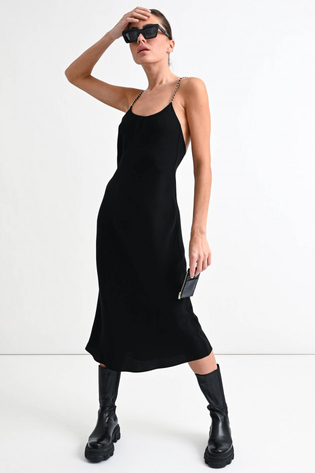 ANINE BING Kleid CHELSEA mit Chain-Straps in Schwarz