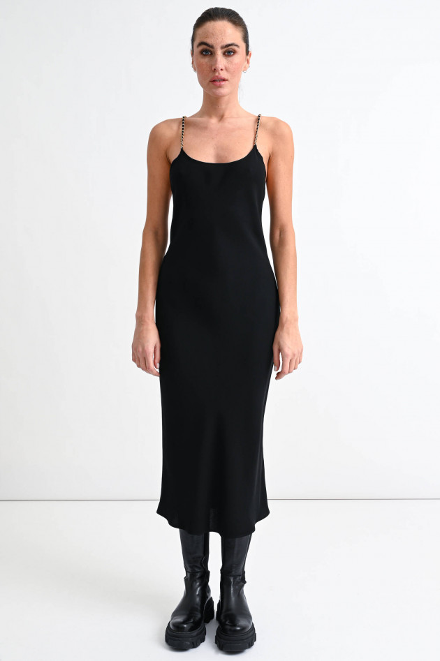 ANINE BING Kleid CHELSEA mit Chain-Straps in Schwarz