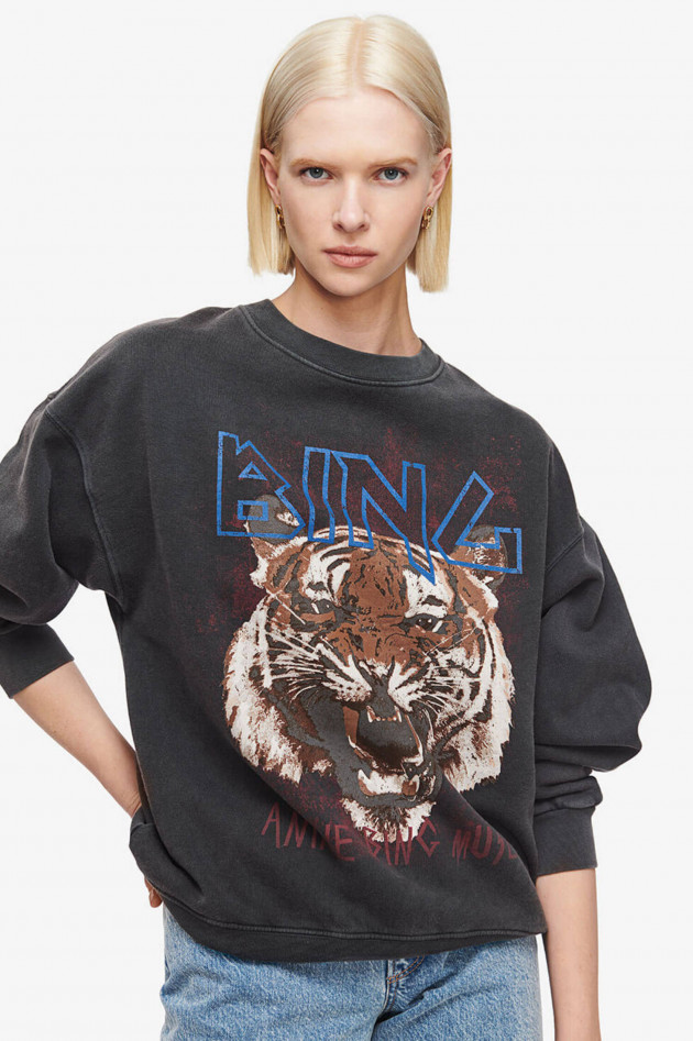 ANINE BING Vintage Sweater TIGER in Anthrazit