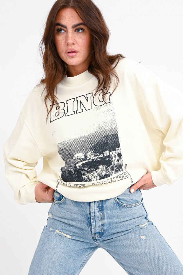 Anine Bing Print-Sweater JACI in Creme