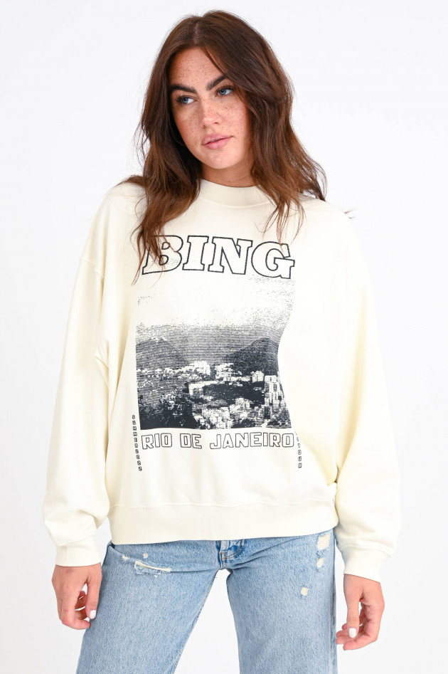 Anine Bing Print-Sweater JACI in Creme