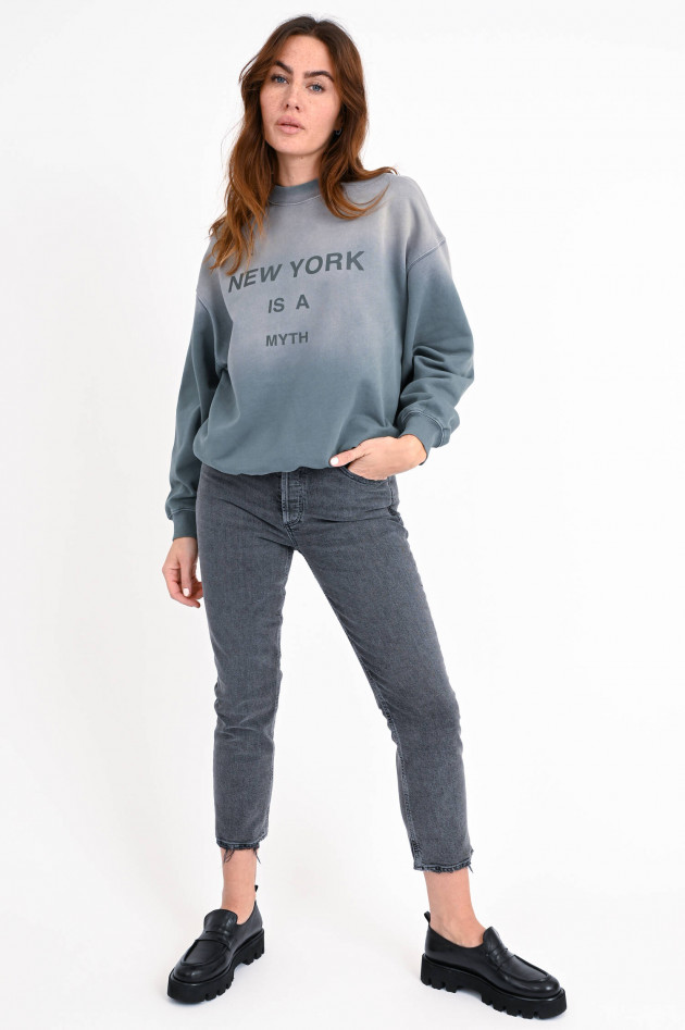 Anine Bing Sweater JACI mit Print in Grau