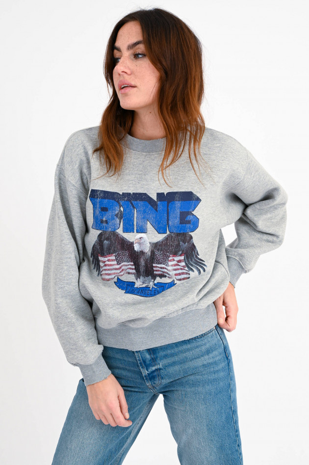 Anine Bing Vintage Sweater in Hellgrau meliert