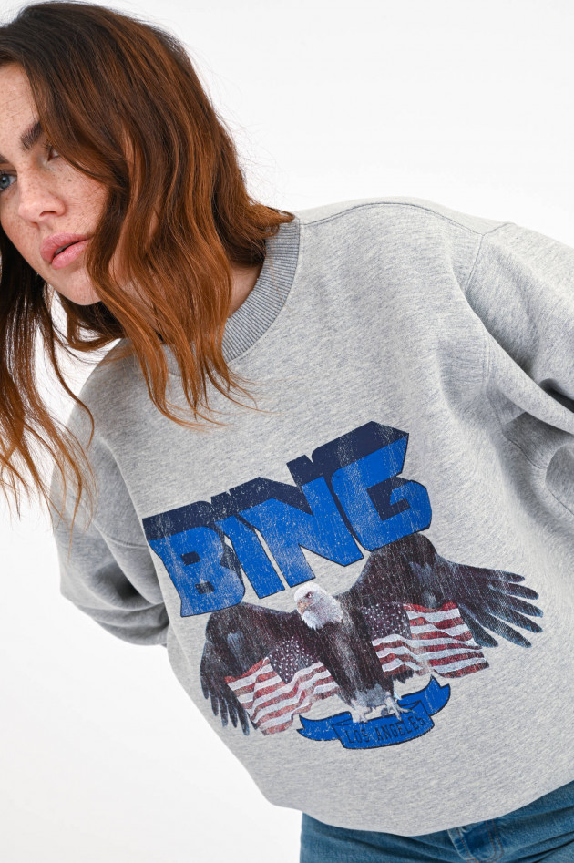 Anine Bing Vintage Sweater in Hellgrau meliert