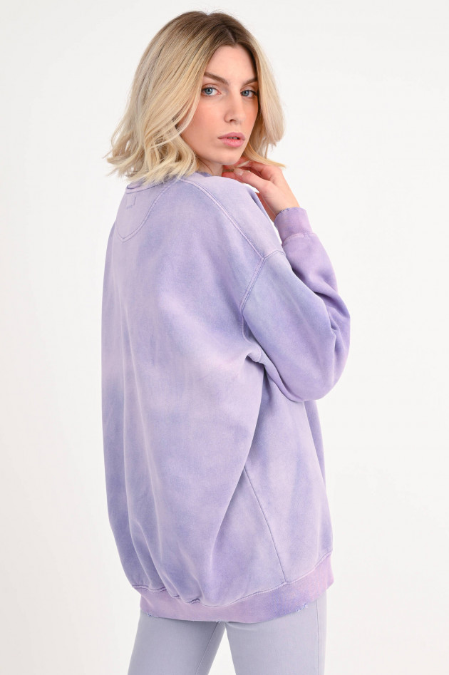 Anine Bing Sweater im Destroyed-Look in Flieder