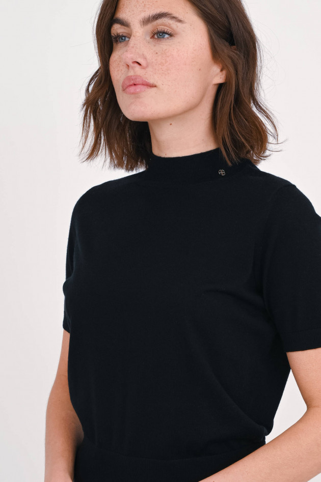 Anine Bing Feinstrick-Shirt MONIQUE in Schwarz