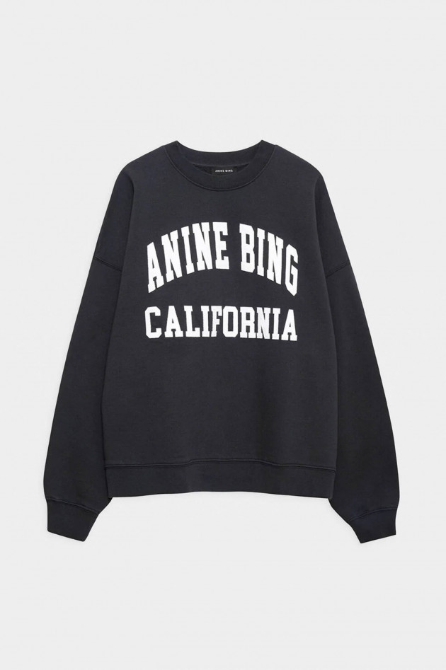 Anine Bing Sweatshirt MILES in Anthrazit