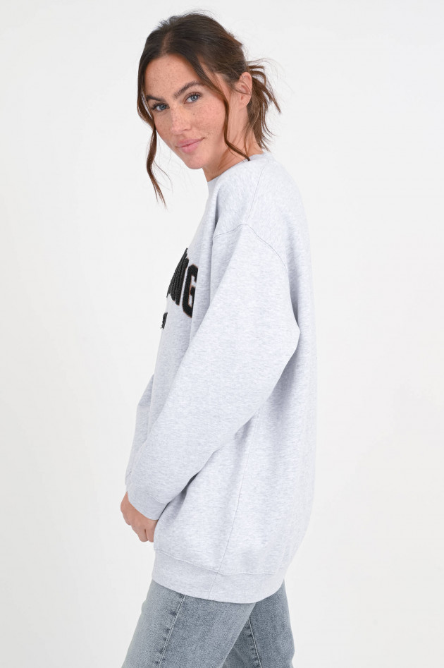Anine Bing Sweatshirt TYLER in Hellgrau