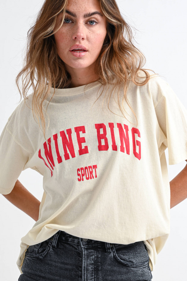 ANINE BING Organic T-Shirt WILLIAM in Creme