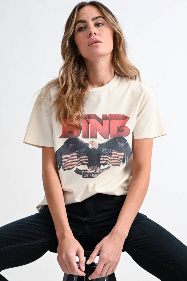 Anine Bing T-Shirt VINTAGE in Natur