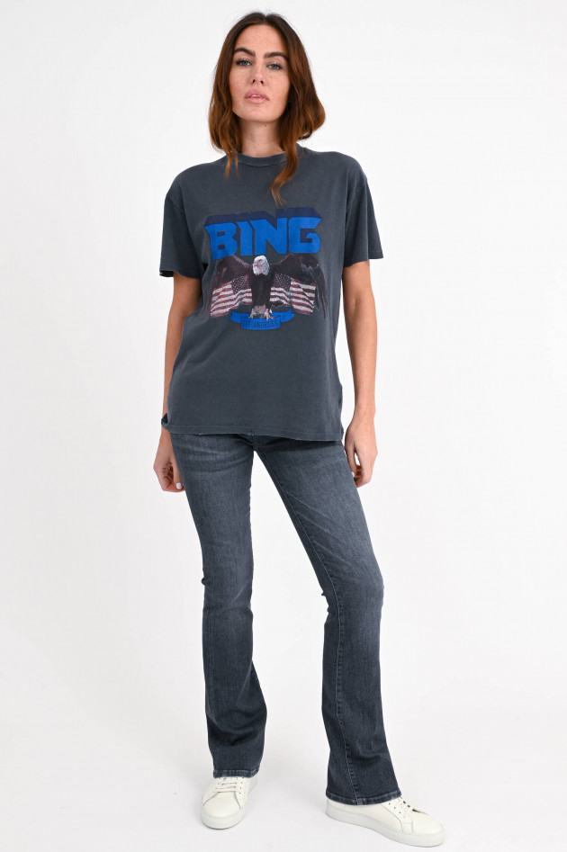 Anine Bing Vintage T-Shirt in Washed Black