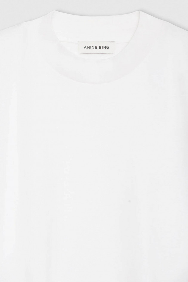 Anine Bing T-Shirt CASPEN TEE in Weiß