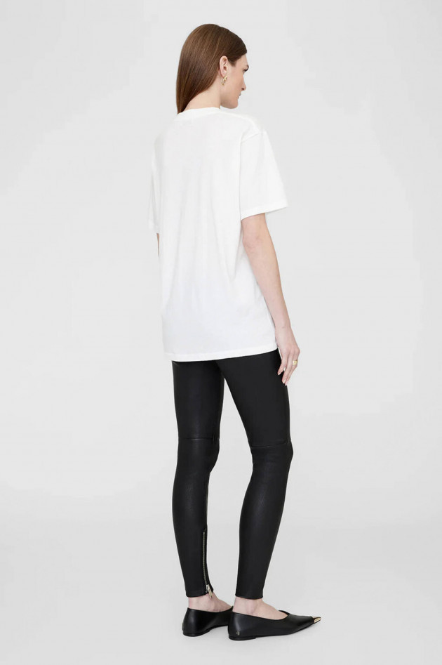 Anine Bing T-Shirt LILI TEE mit Print in Weiß