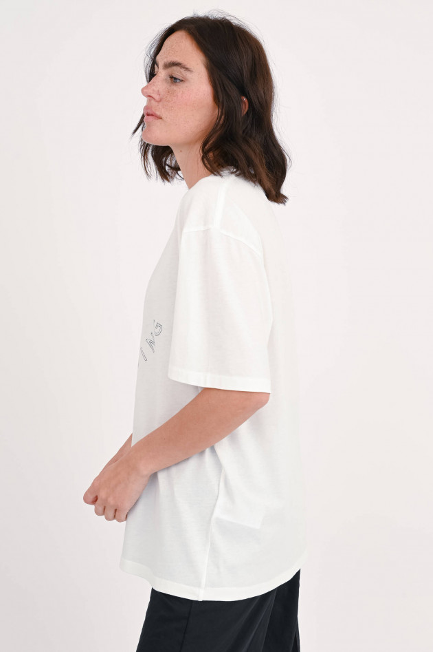 Anine Bing T-Shirt SMILEY in Ivory