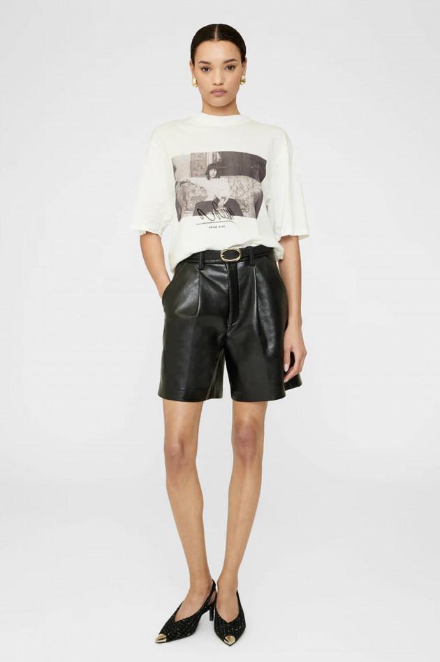 Anine Bing T-Shirt MICK JAGGER in Ivory