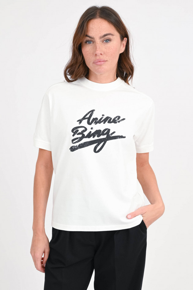Anine Bing T-Shirt JAYLIN in Ivory