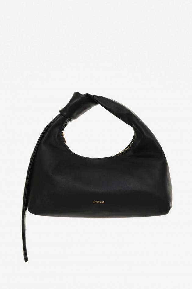 Anine Bing Tasche GRACE mit Knotendetails in Schwarz