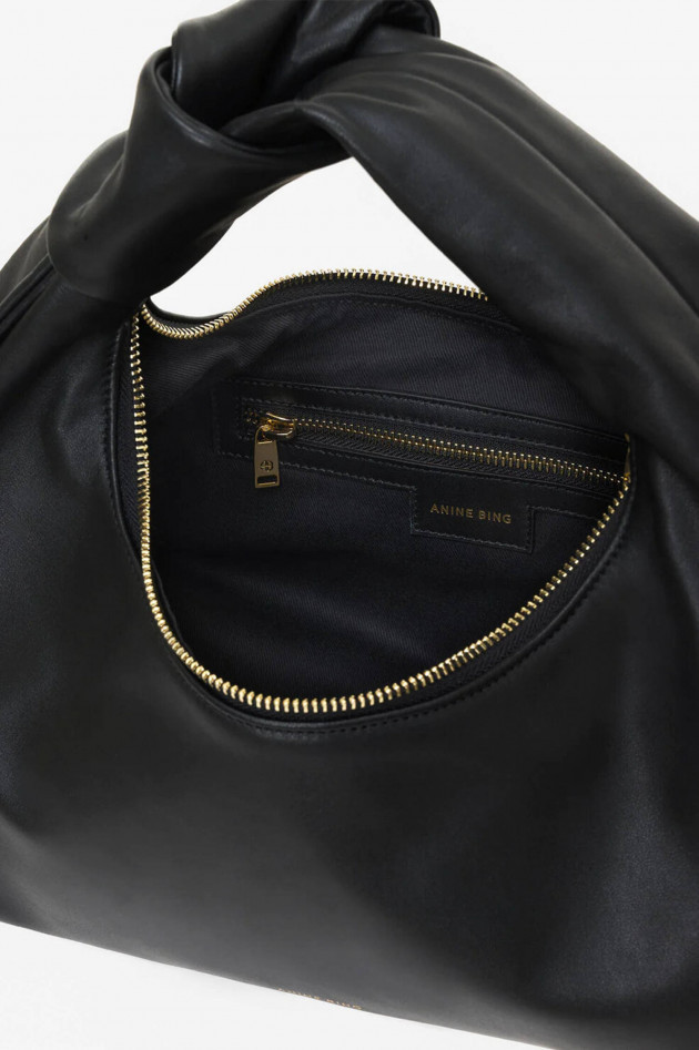 Anine Bing Tasche GRACE mit Knotendetails in Schwarz