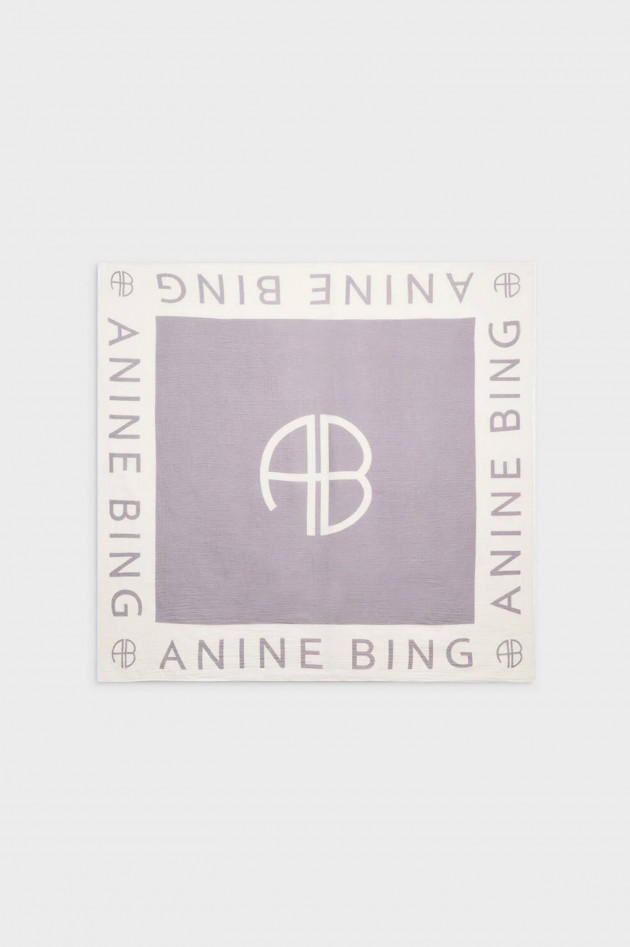 Anine Bing Sarong PRAIA in Flieder/Weiß