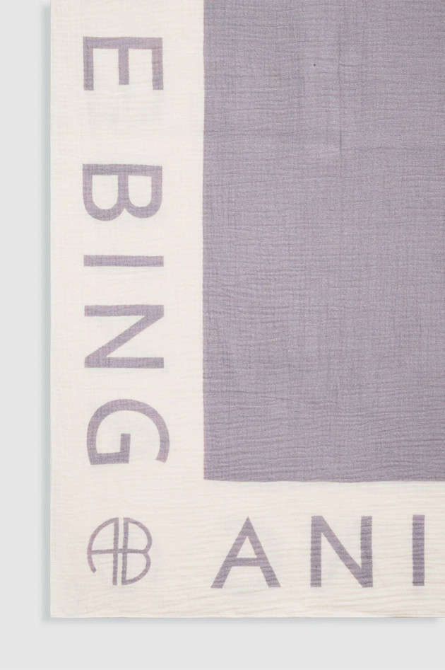 Anine Bing Sarong PRAIA in Flieder/Weiß