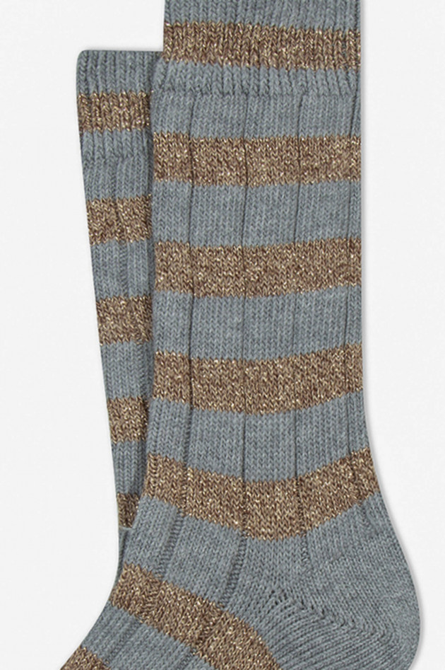 ANT45 Socken DUBLINO in Grau/Gold
