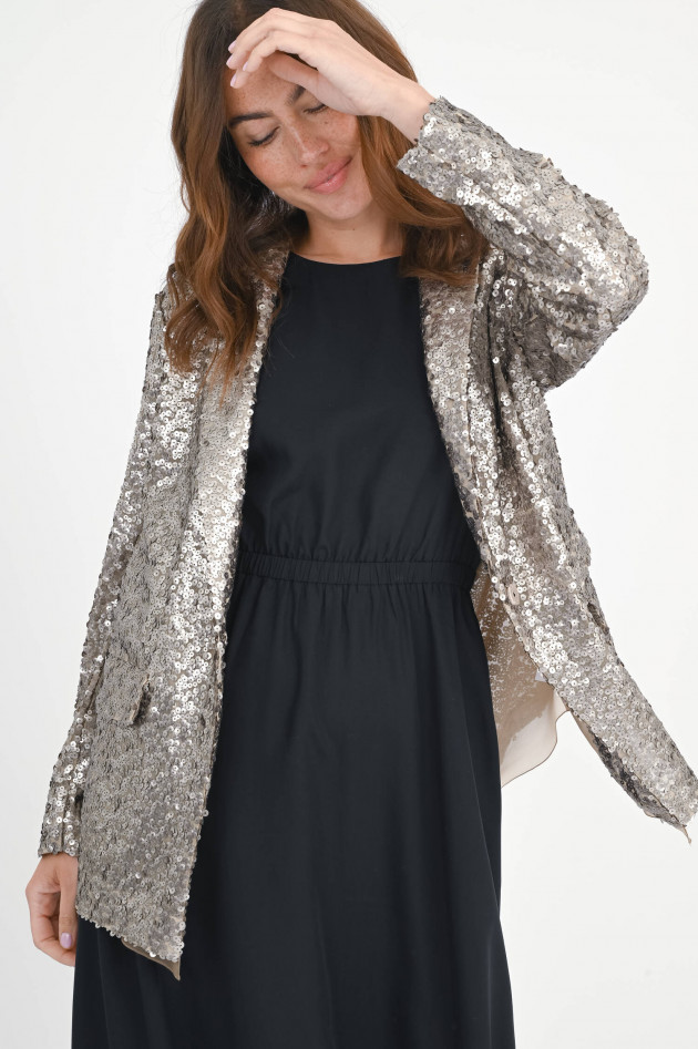 Antonelli Firenze Pailletten Blazer VIRGINIA in Taupe