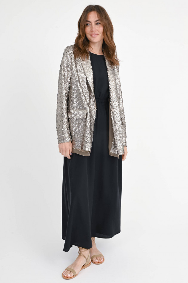 Antonelli Firenze Pailletten Blazer VIRGINIA in Taupe