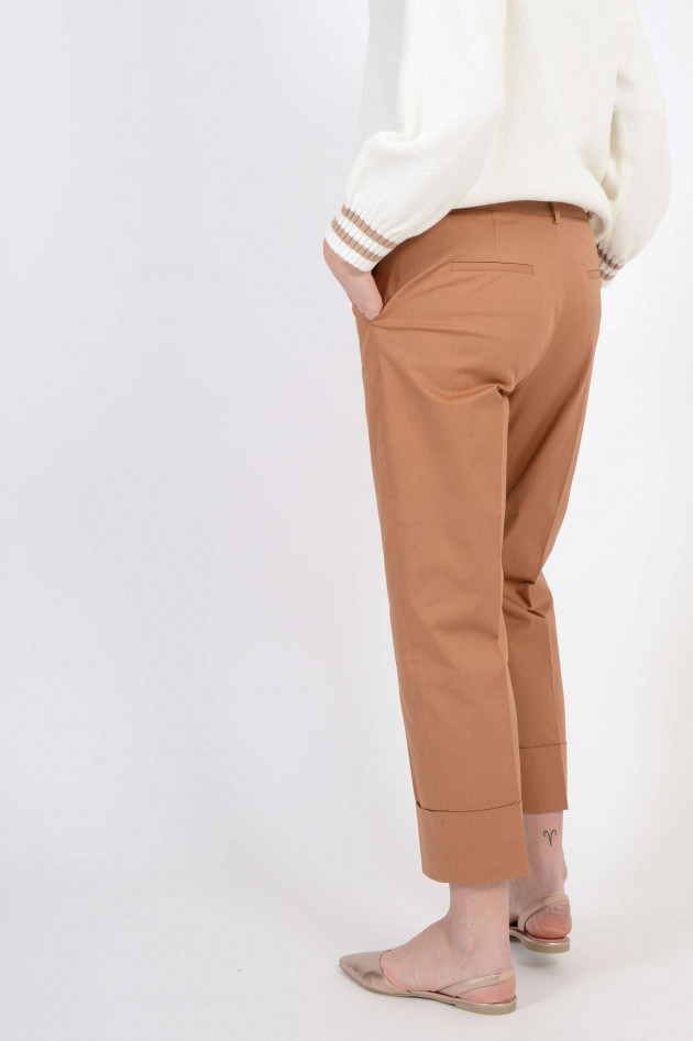 Antonelli Firenze Hose mit Stulpen in Cognac