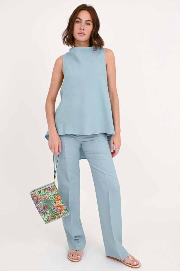 Antonelli Firenze Wide-Leg Hose ROBINIA in Graublau