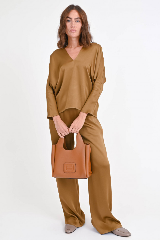 Antonelli Firenze Satinhose in Caramel