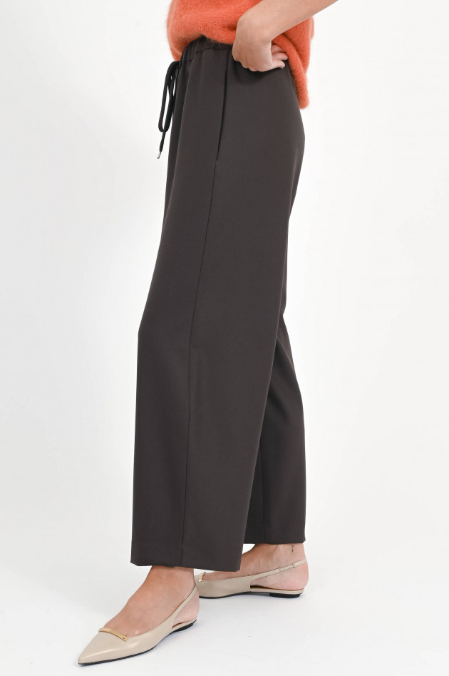 Antonelli Firenze Ballonhose mit elastischem Bund in Chocolate