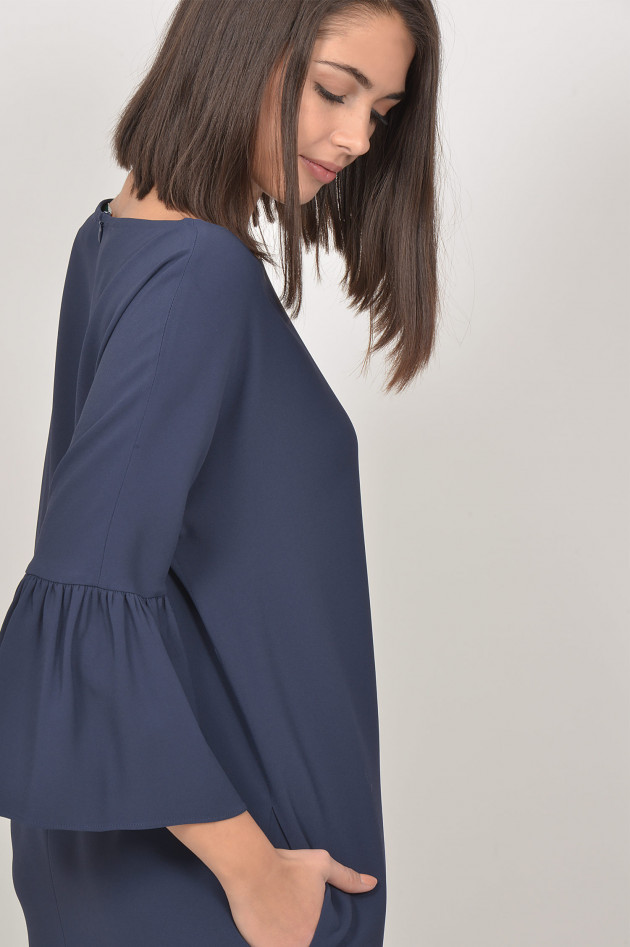 Antonelli Firenze Kleid mit Tulpenarm in Navy