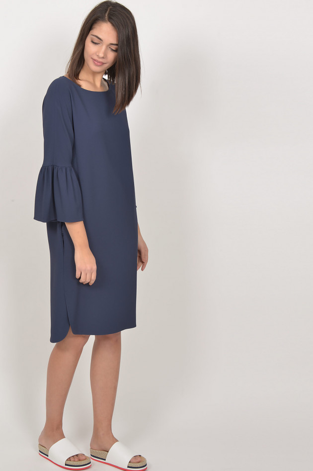 Antonelli Firenze Kleid mit Tulpenarm in Navy