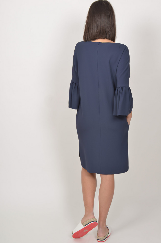 Antonelli Firenze Kleid mit Tulpenarm in Navy