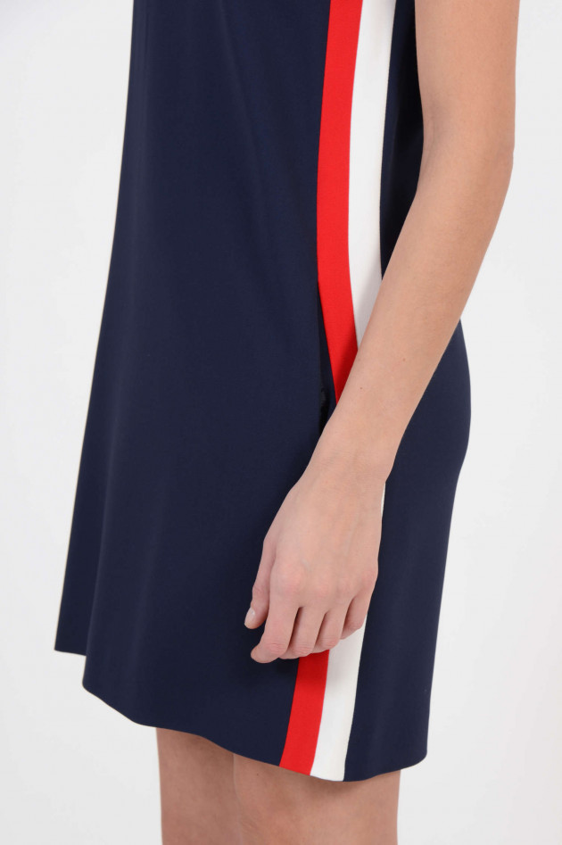 Antonelli Firenze Kleid mit Seitenstreifen in Navy