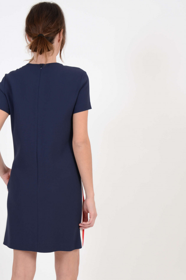 Antonelli Firenze Kleid mit Seitenstreifen in Navy