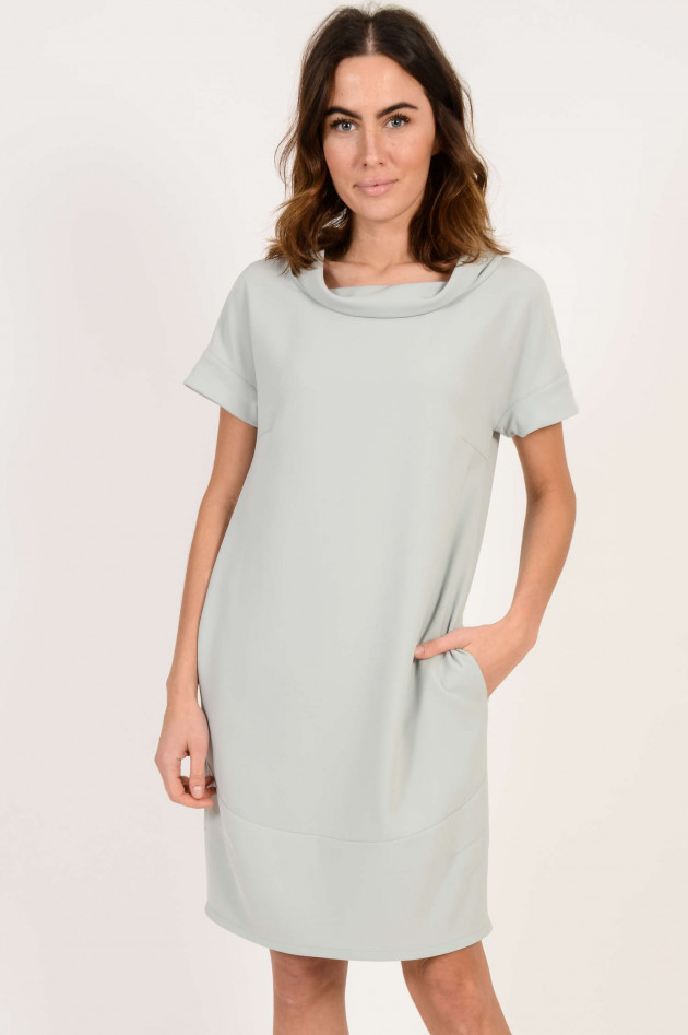 Antonelli Firenze Kleid mit Schalkragen in Mint