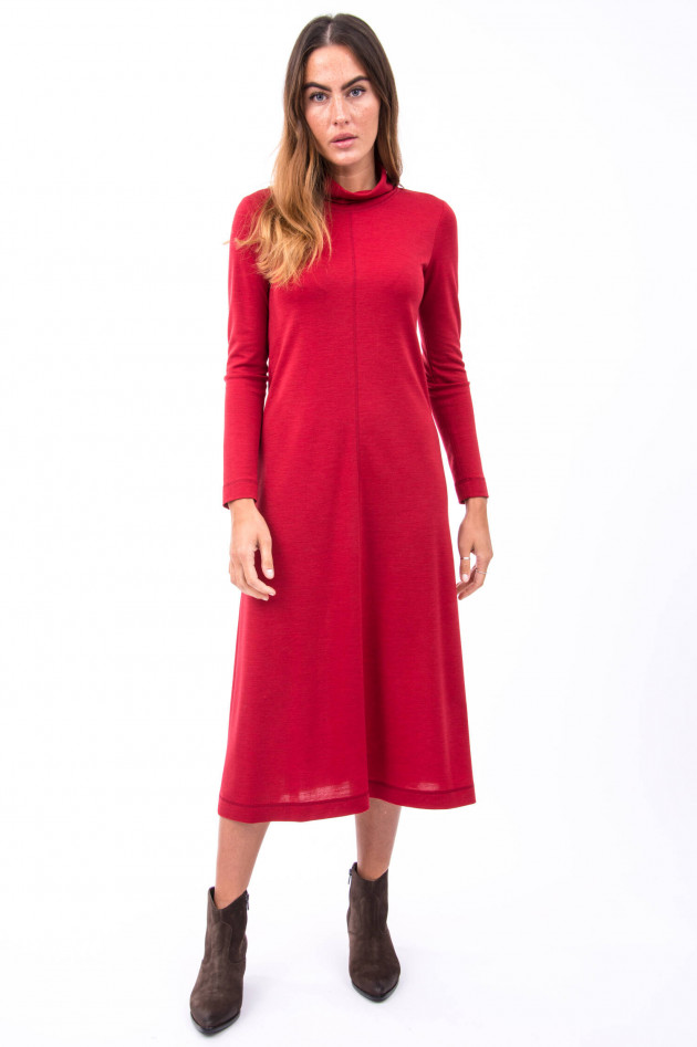 Antonelli Firenze Kleid MACKE mit Rollkragen in Rot