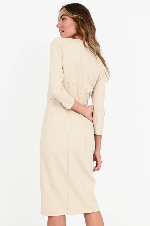 Antonelli Firenze Tailliertes Jersey-Kleid LETO in Beige