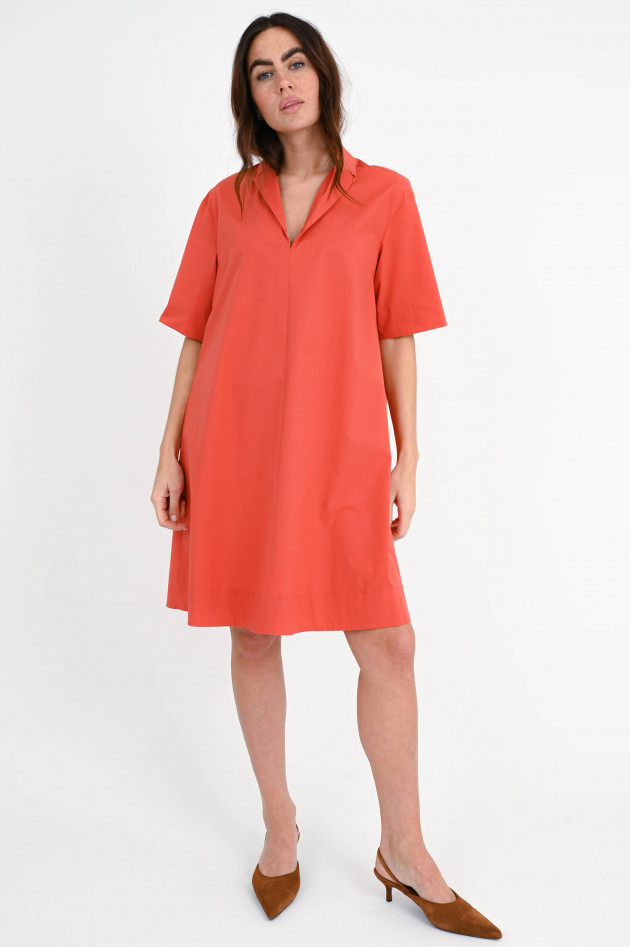 Antonelli Firenze Kleid aus Baumwolle in Rostrot