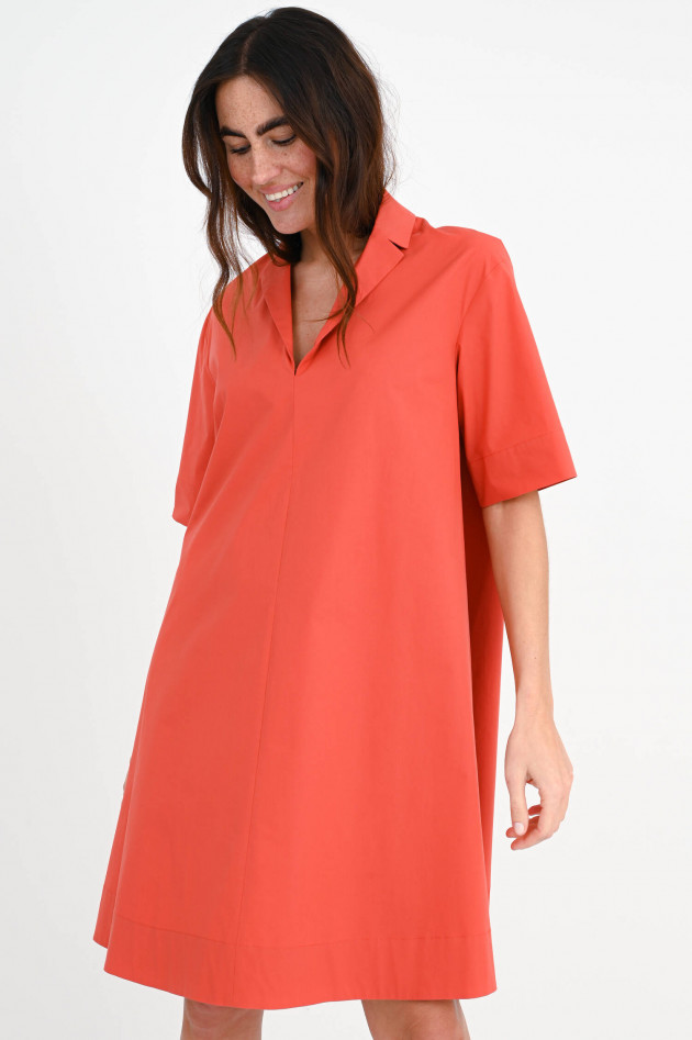 Antonelli Firenze Kleid aus Baumwolle in Rostrot