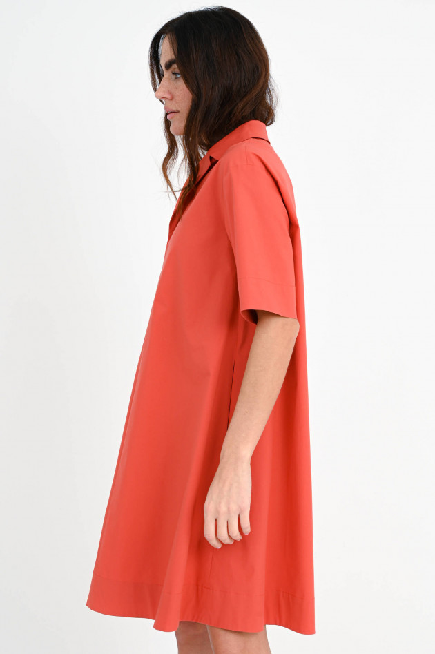 Antonelli Firenze Kleid aus Baumwolle in Rostrot