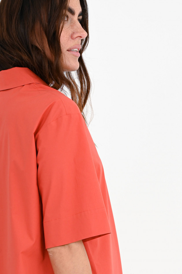 Antonelli Firenze Kleid aus Baumwolle in Rostrot