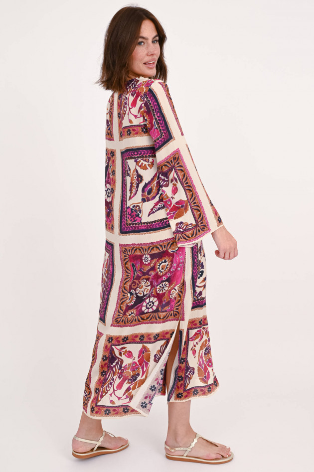 Antonelli Firenze Kleid MILA mit floralem Print in Multicolor/Natur