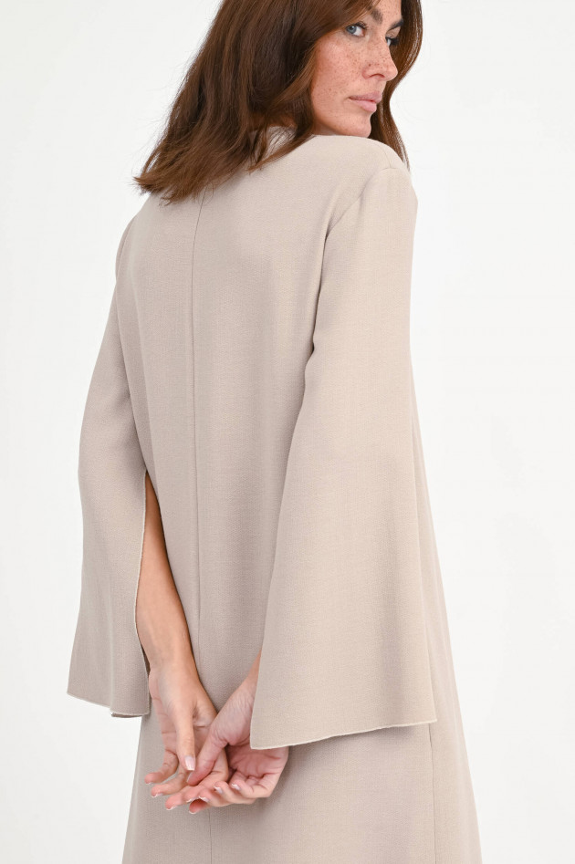Antonelli Firenze Mini-Kleid aus Woll-Mix in Hellbeige